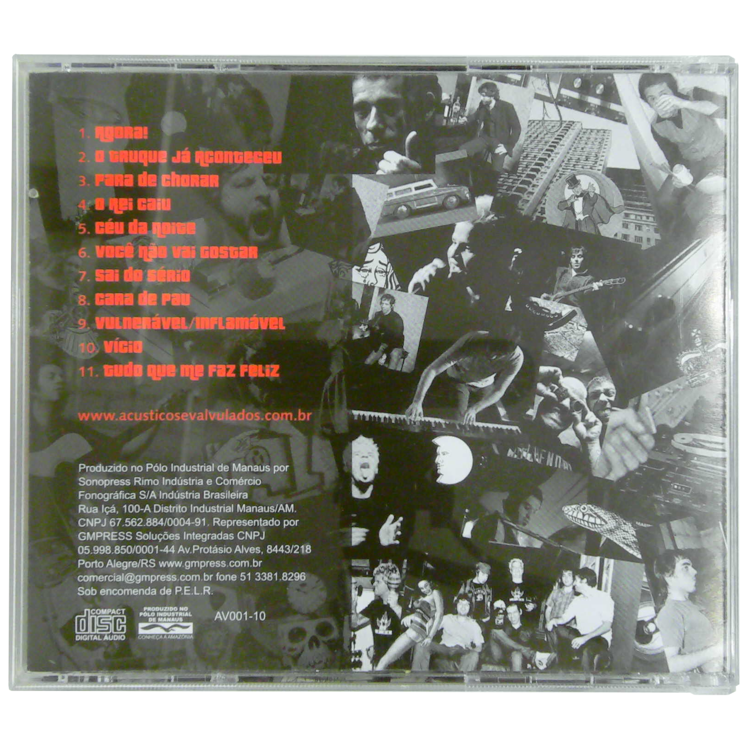 Back Picture of CD - Acústicos e Valvulados - Grande Presença